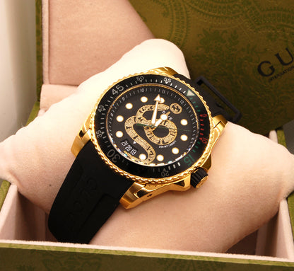 GUCCI MEN'S/Unisex Quartz Watch Model: GUCCIDIVE - YA136219 45mm