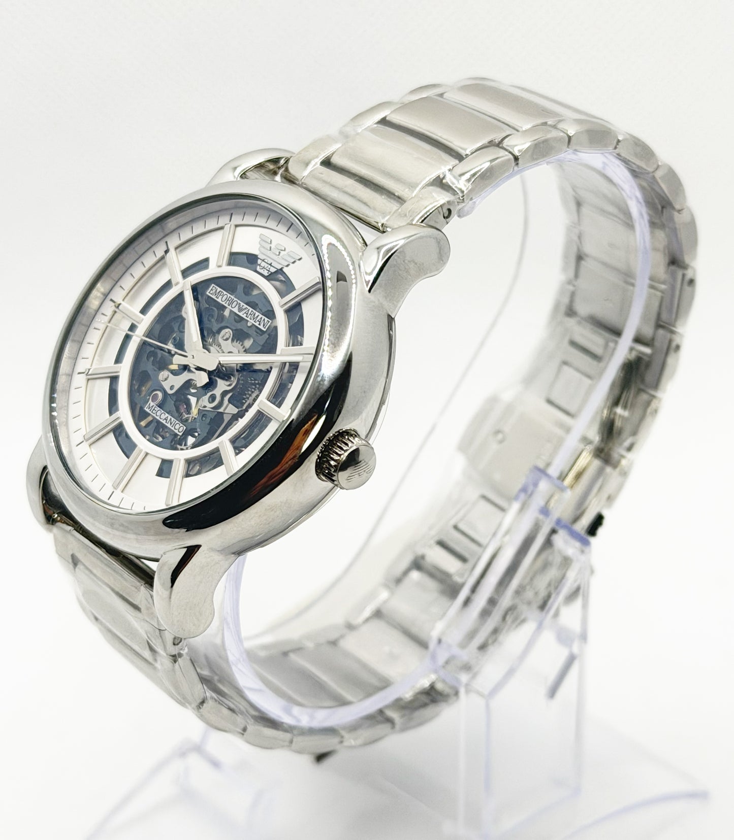 EMPORIO ARMANI AR60006 – Orologio Automatico Uomo Meccanico Scheletrato | tikAworld