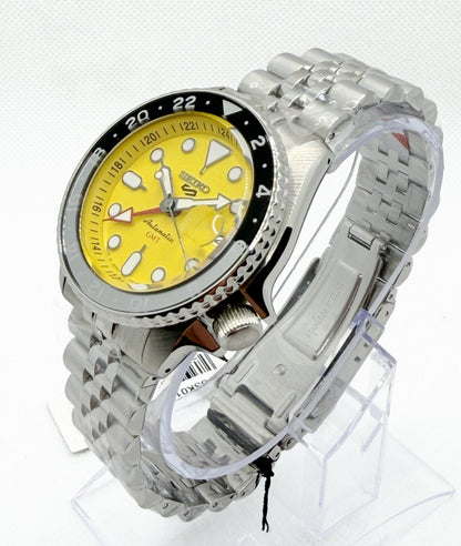 SEIKO 5 GMT SSK017 – Orologio Automatico Quadrante Giallo | tikAworld