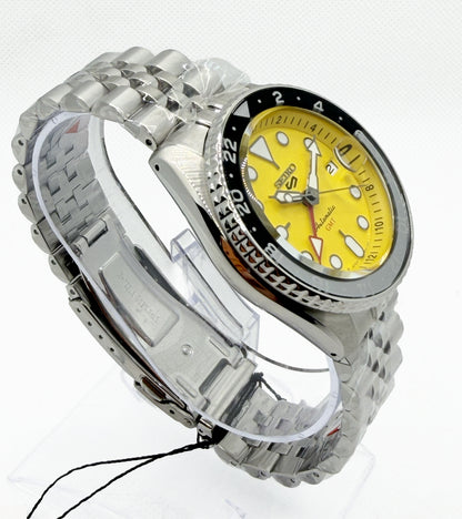 SEIKO 5 GMT SSK017 – Orologio Automatico Quadrante Giallo | tikAworld