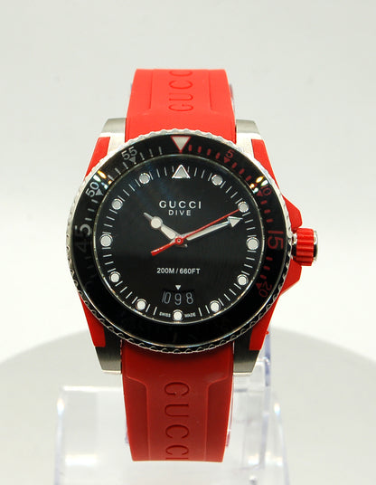 GUCCI MEN'S/Unisex Quartz Watch Model: GUCCIDIVE - YA136309 40mm
