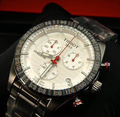 TISSOT MEN'S quartz watch model PRS 516 CHRONOGRAPH - T100.417.11.031.00