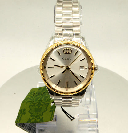 GUCCI men's/unisex quartz watch, model G-Timeless, gold/steel - YA1264233
