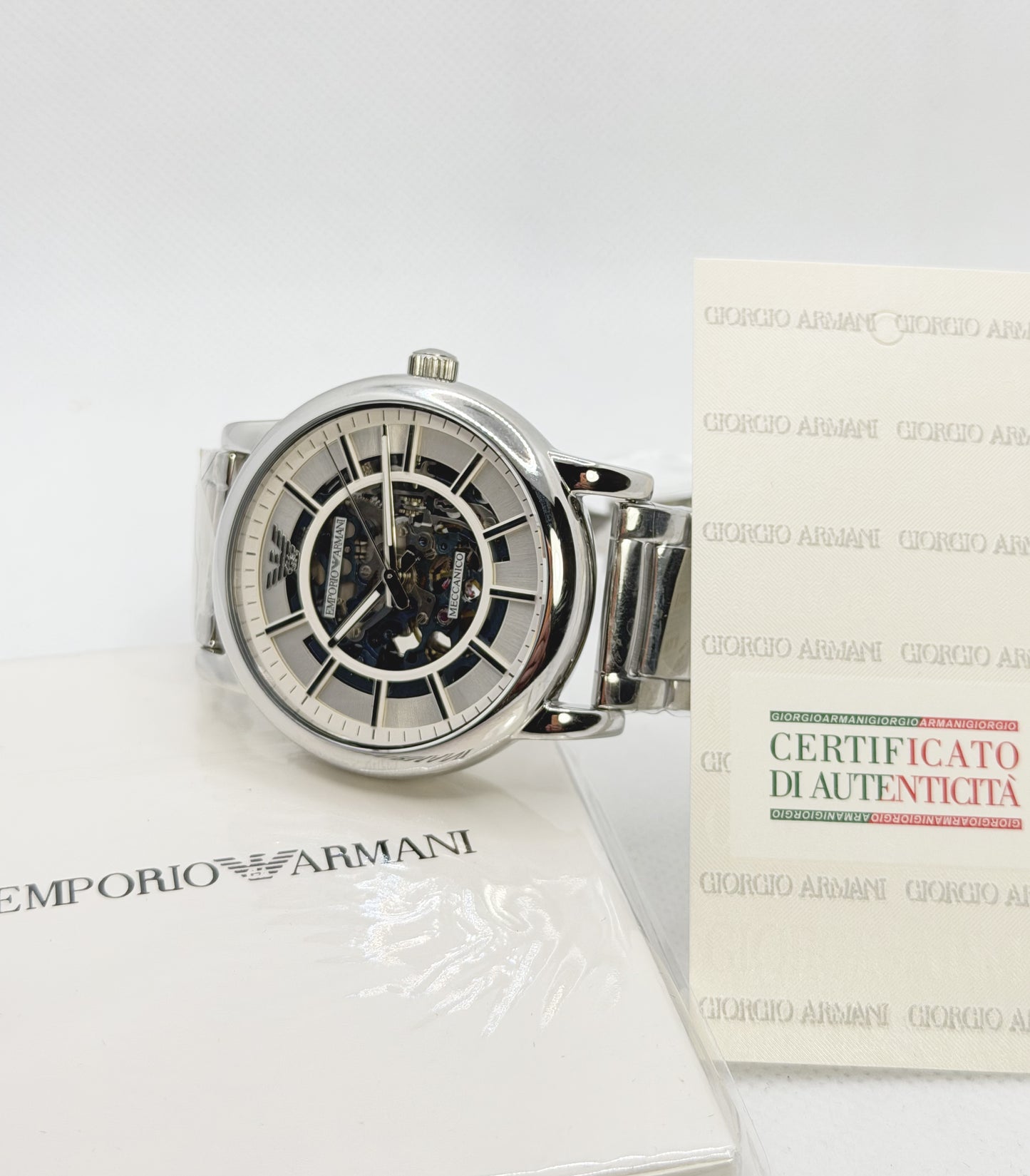 EMPORIO ARMANI AR60006 – Orologio Automatico Uomo Meccanico Scheletrato | tikAworld