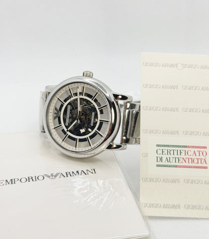 EMPORIO ARMANI AR60006 – Orologio Automatico Uomo Meccanico Scheletrato | tikAworld