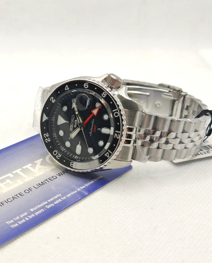 SEIKO 5 GMT SSK001K1 – Orologio Automatico Uomo Nero | TikAworld