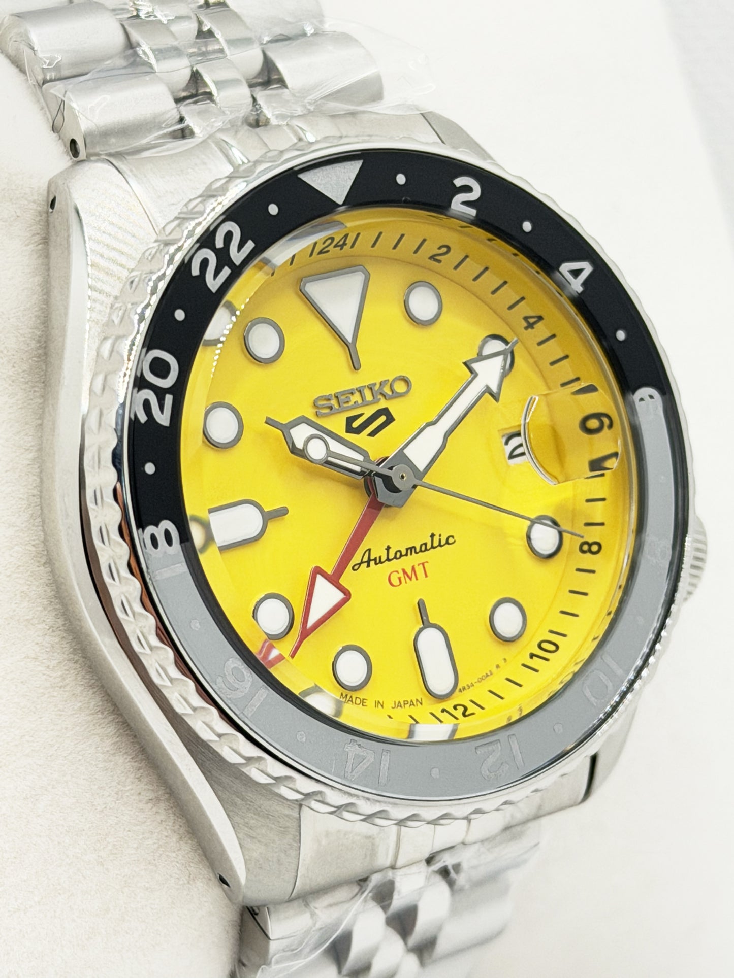 SEIKO 5 GMT SSK017 – Orologio Automatico Quadrante Giallo | tikAworld