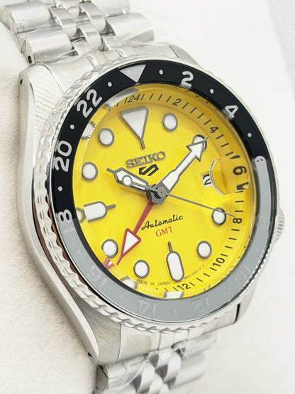 SEIKO 5 GMT SSK017 – Orologio Automatico Quadrante Giallo | tikAworld