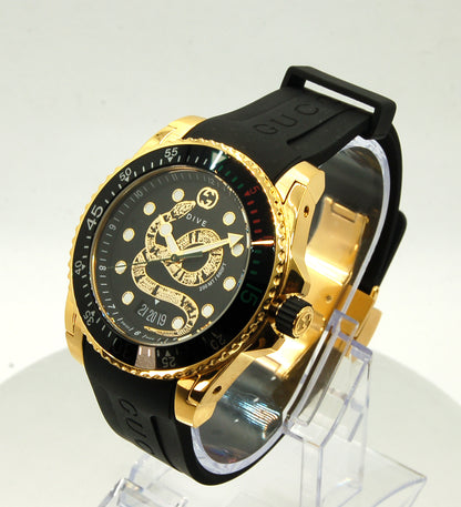 GUCCI MEN'S/Unisex Quartz Watch Model: GUCCIDIVE - YA136219 45mm