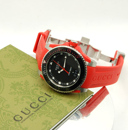 GUCCI MEN'S/Unisex Quartz Watch Model: GUCCIDIVE - YA136309 40mm