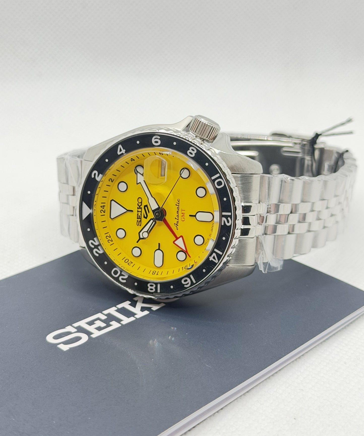 SEIKO 5 GMT SSK017 – Orologio Automatico Quadrante Giallo | tikAworld