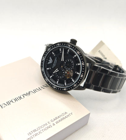 EMPORIO ARMANI AR60054 – Orologio Automatico Uomo Nero | tikAworld