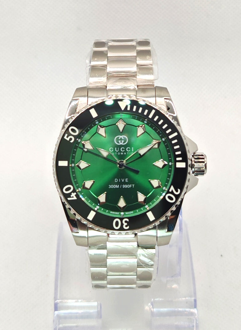 GUCCI DIVE YA136363 – Orologio Automatico Uomo Verde | tikAworld