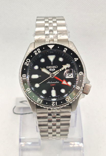 SEIKO 5 GMT SSK001K1 – Orologio Automatico Uomo Nero | TikAworld