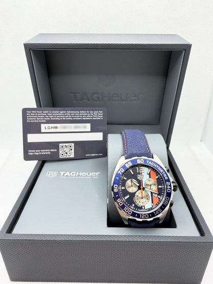 TAG HEUER FORMULA 1 Crono GULF CAZ101N.FC8243 – Orologio Quarzo Edizione Speciale | tikAworld