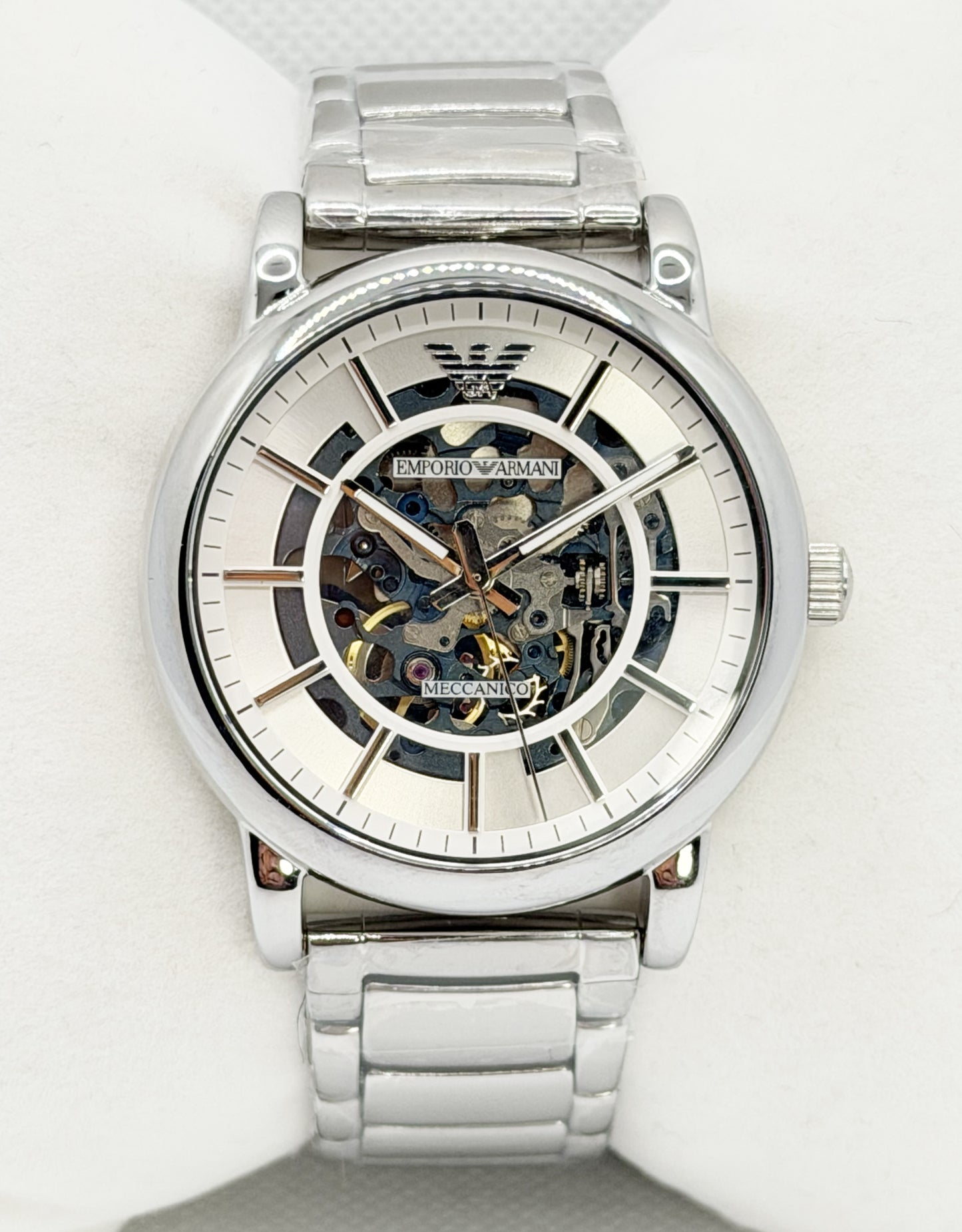 EMPORIO ARMANI AR60006 – Orologio Automatico Uomo Meccanico Scheletrato | tikAworld