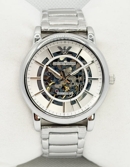 EMPORIO ARMANI AR60006 – Orologio Automatico Uomo Meccanico Scheletrato | tikAworld