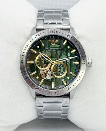 EMPORIO ARMANI AR60053 – Orologio Automatico Uomo Meccanico Scheletrato Verde | tikAworld