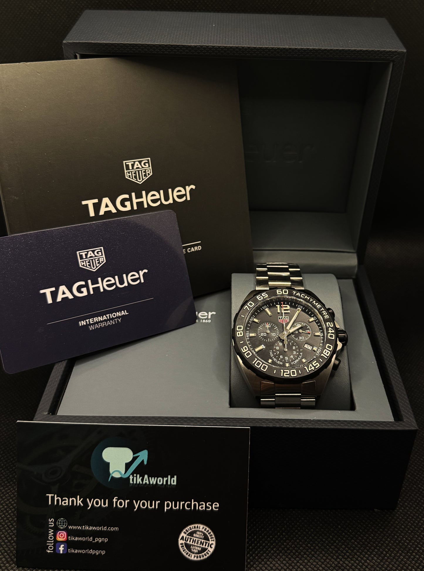 TAG HEUER FORMULA 1 Crono CAZ1010.BA0842 – Quadrante Nero | tikAworld