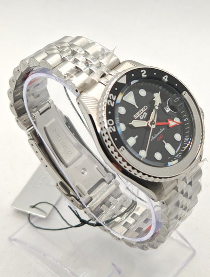SEIKO 5 GMT SSK001K1 – Orologio Automatico Uomo Nero | TikAworld