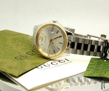 GUCCI men's/unisex quartz watch, model G-Timeless, gold/steel - YA1264233