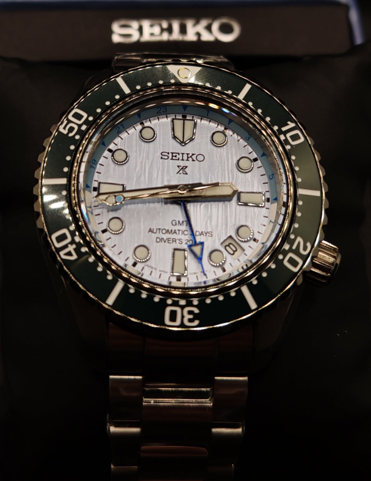 SEIKO PROSPEX Save the Ocean "Blue Glacier" GMT SPB385J1 – Edizione Limitata 110° Anniversario | tikAworld