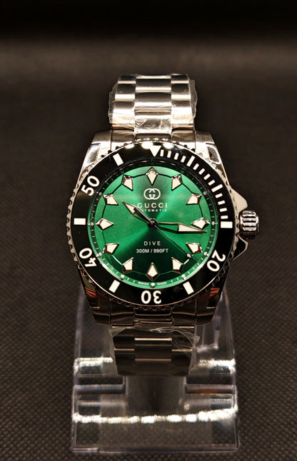 GUCCI DIVE YA136363 – Orologio Automatico Uomo Verde | tikAworld