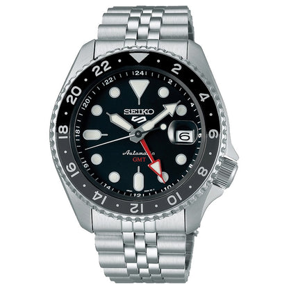 SEIKO 5 GMT SSK001K1 – Orologio Automatico Uomo Nero | TikAworld