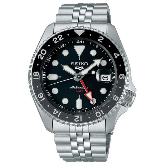 SEIKO 5 GMT SSK001K1 – Orologio Automatico Uomo Nero | TikAworld