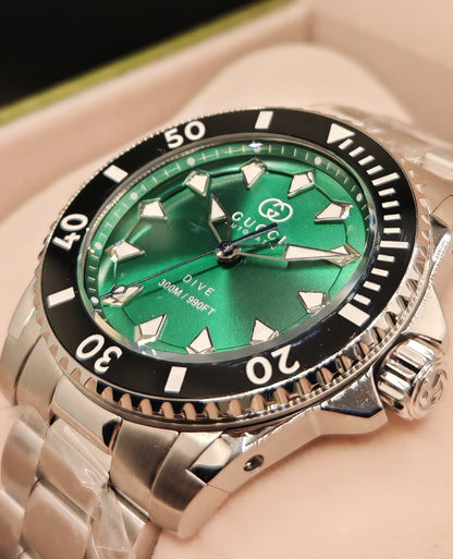 GUCCI DIVE YA136363 – Orologio Automatico Uomo Verde | tikAworld