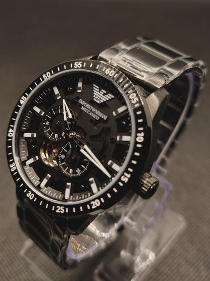 EMPORIO ARMANI AR60054 – Orologio Automatico Uomo Nero | tikAworld