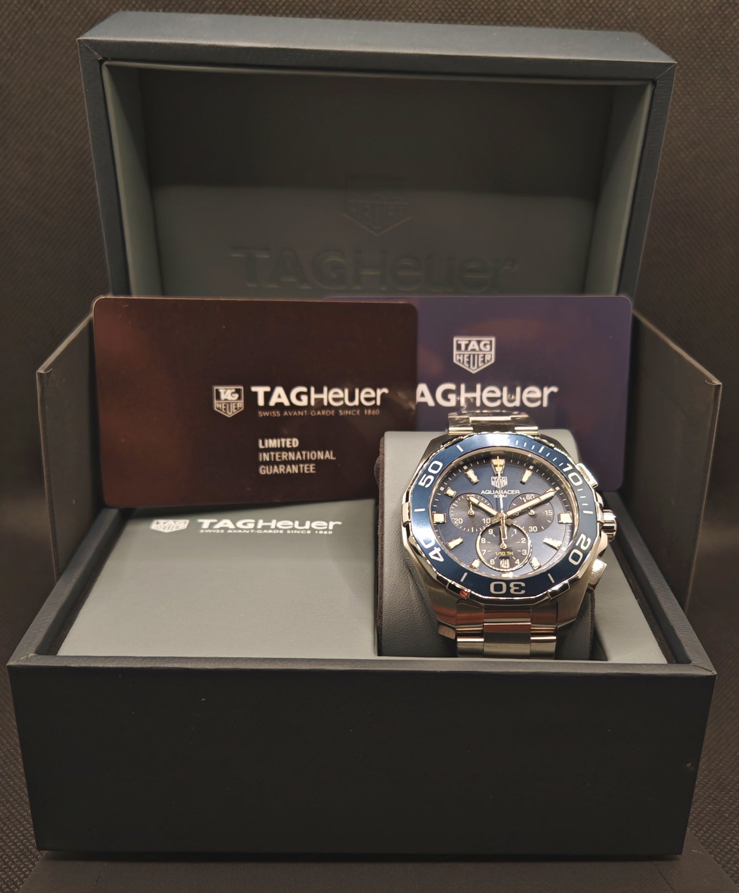 TAG HEUER AQUARACER – Orologio Uomo Quarzo Quadrante Blu | tikAworld