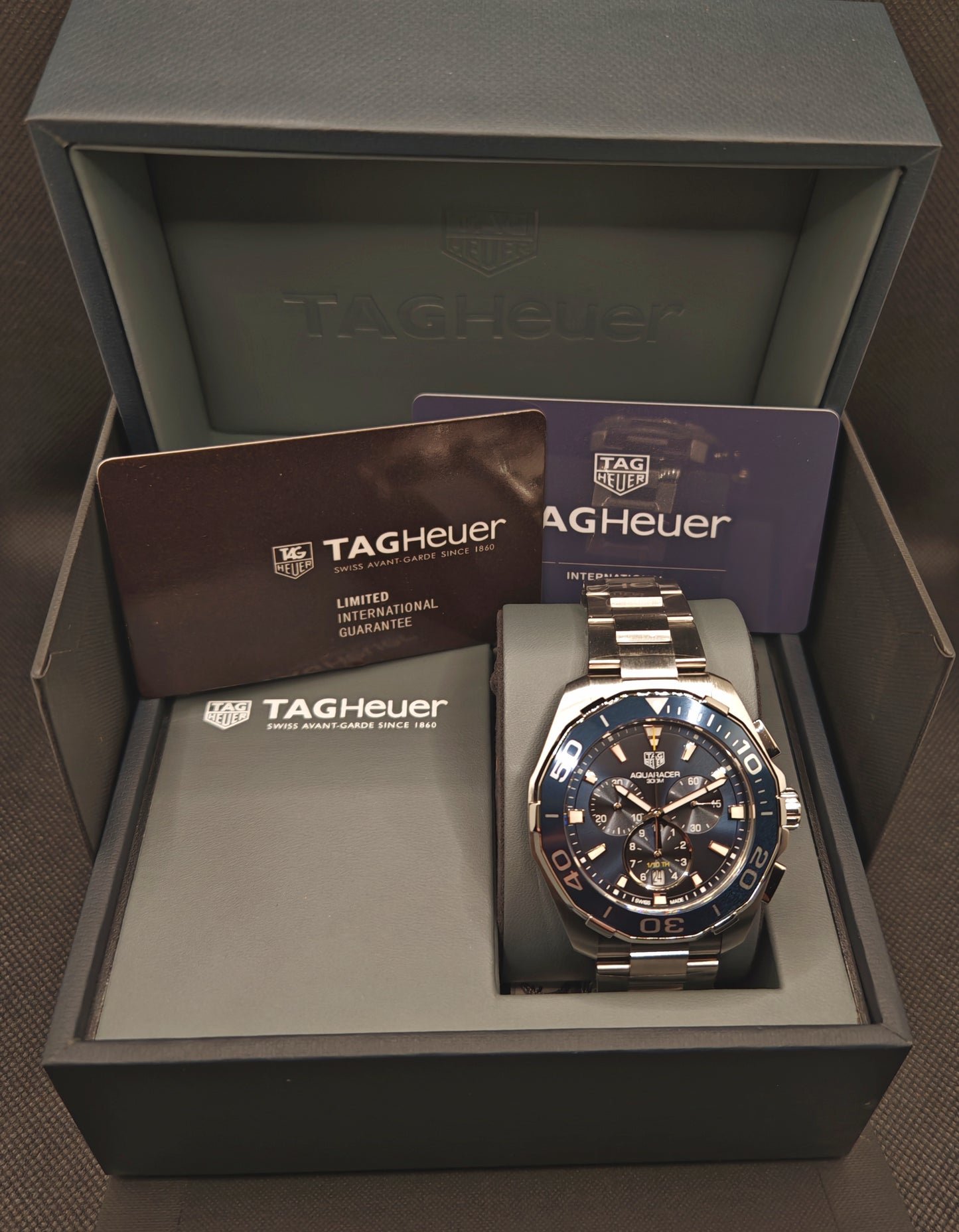 TAG HEUER AQUARACER – Orologio Uomo Quarzo Quadrante Blu | tikAworld