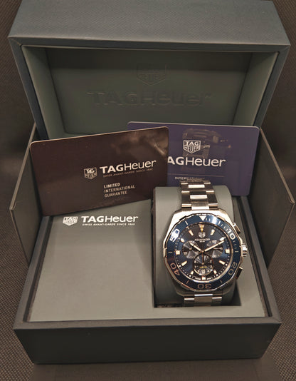 TAG HEUER AQUARACER – Orologio Uomo Quarzo Quadrante Blu | tikAworld