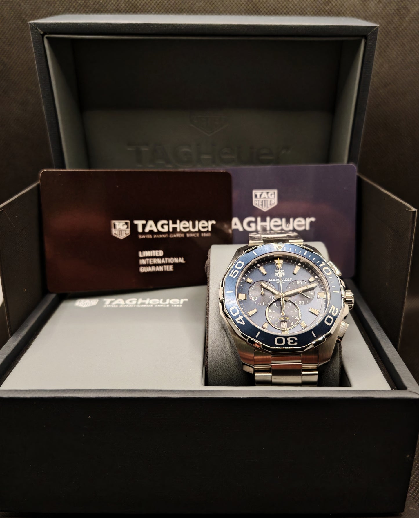 TAG HEUER AQUARACER – Orologio Uomo Quarzo Quadrante Blu | tikAworld