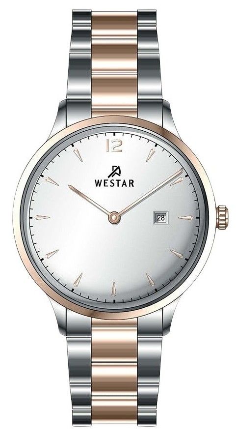 Westar Profile Stainless Steel Silver Dial Quartz 40218SPN607 Women's Watch