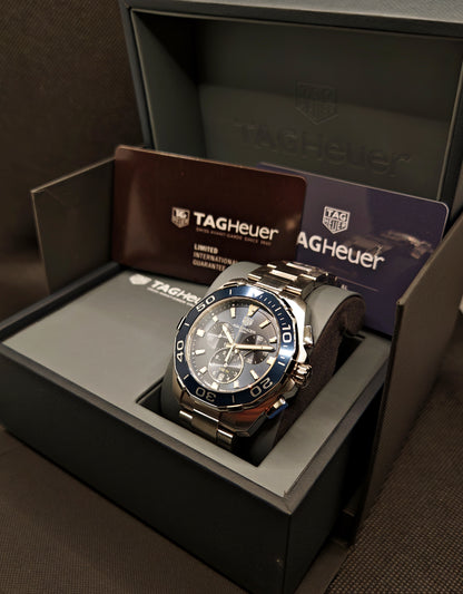 TAG HEUER AQUARACER – Orologio Uomo Quarzo Quadrante Blu | tikAworld