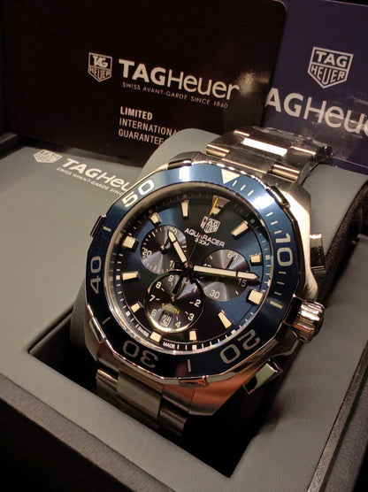 TAG HEUER AQUARACER – Orologio Uomo Quarzo Quadrante Blu | tikAworld