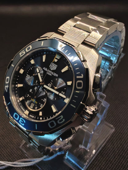 TAG HEUER AQUARACER – Orologio Uomo Quarzo Quadrante Blu | tikAworld