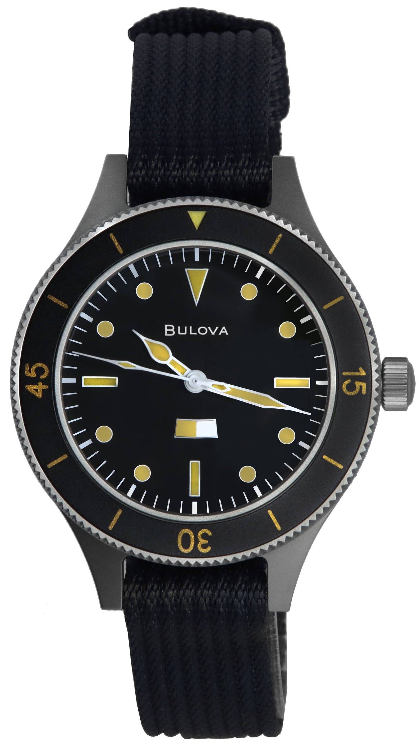 Bulova Archive Mil-Ships Black Dial Automatic 98A266 Men's Watch