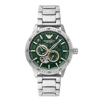 EMPORIO ARMANI AR60053 – Orologio Automatico Uomo Meccanico Scheletrato Verde | tikAworld