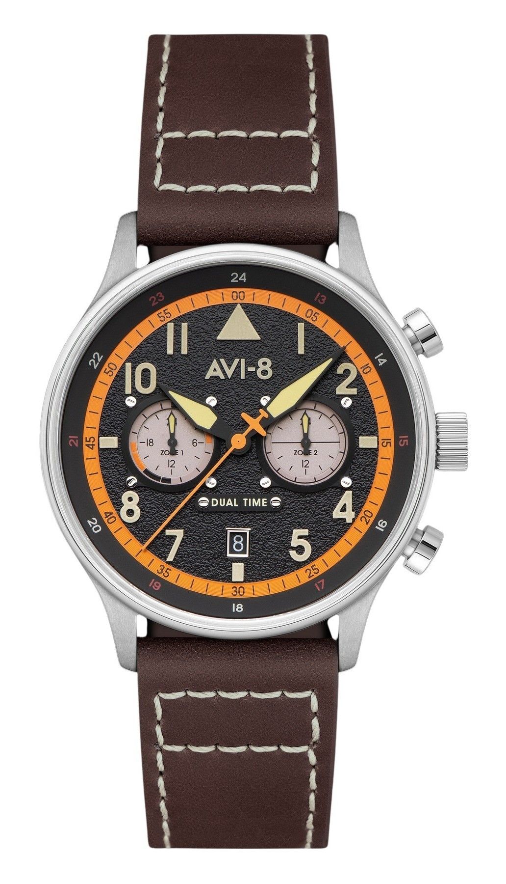 AVI-8 Hawker Hurricane Carey Dual Time Imperial War Museums Edition Black Dial Quartz AV-4088-07 Men's Watch