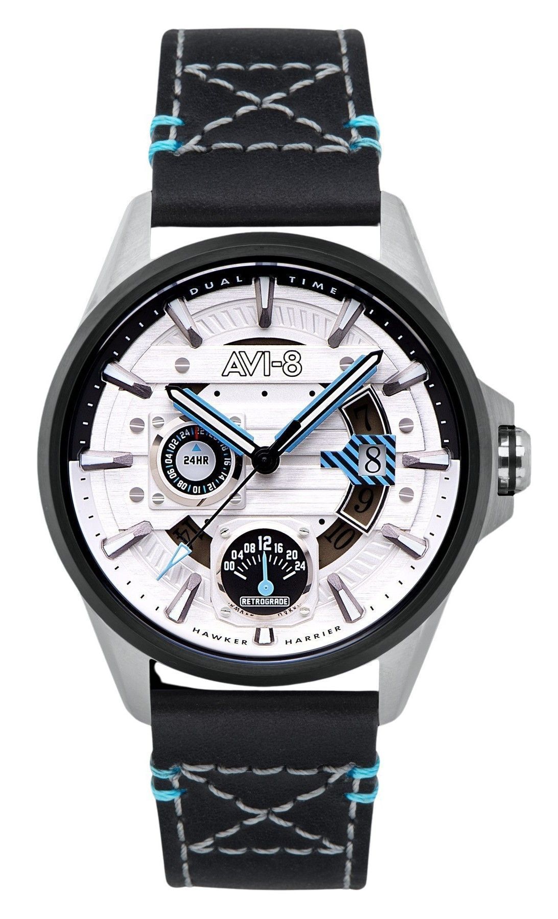 AVI-8 Hawker Harrier Farley Multifunction Stratosphere White Dial Quartz AV-4098-01 Men's Watch