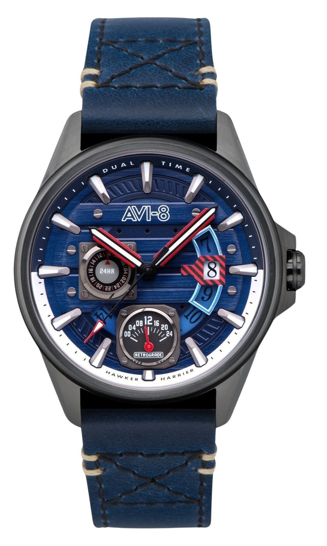 AVI-8 Hawker Harrier Farley Multifunction Regiment Blue Dial Quartz AV-4098-03 Men's Watch