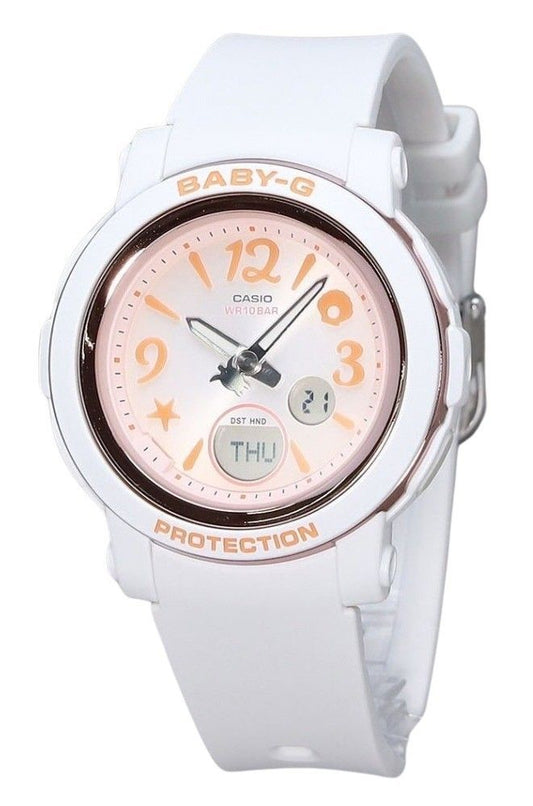 Casio Baby-G Analog Digital Undersea World Resin Strap Orange Dial Quartz BGA-290US-4A 100M Women's Watch