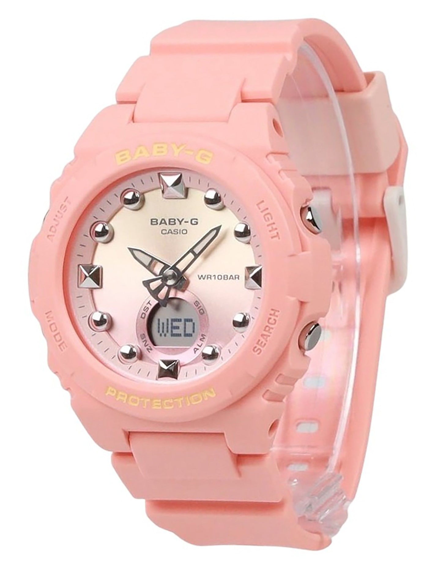 Casio Baby-G Analog Digital Resin Strap Pink Dial Quartz BGA-320-4A1 100M Women's Watch