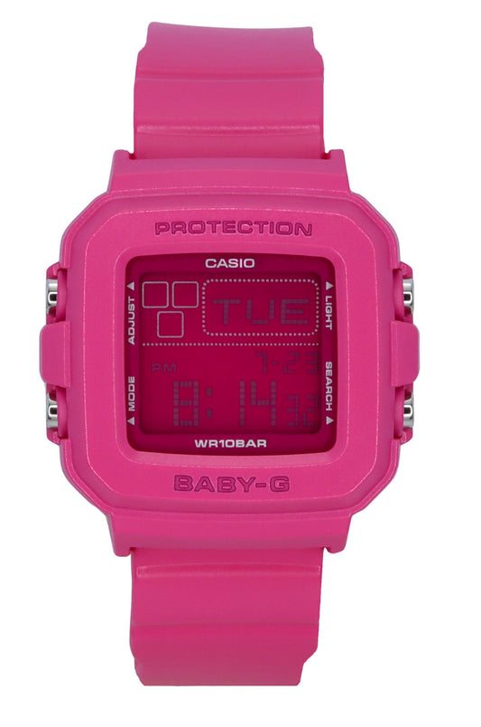 Casio Baby-G Plus Digital 30th Anniversary Pink Resin Strap Quartz BGD-10K-4 100M Women's Watch With Special Holder