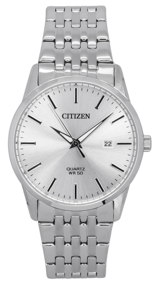 Citizen Stainless Steel Bracelet Silver Dial Quartz BI5000-87A Men's Watch