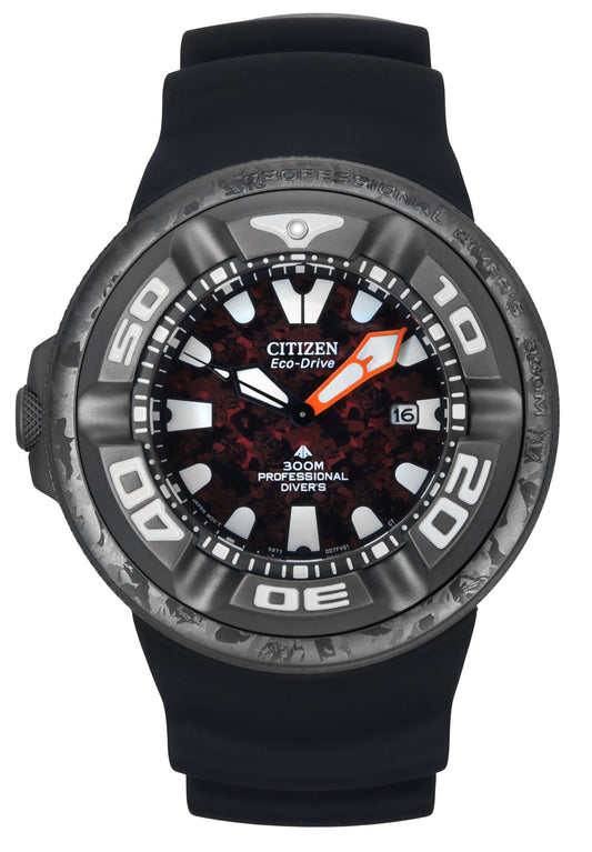 Citizen Eco-Drive Marine Godzilla Limited Edition Red Dial Diver's BJ8059-03Z 300M Men's Watch