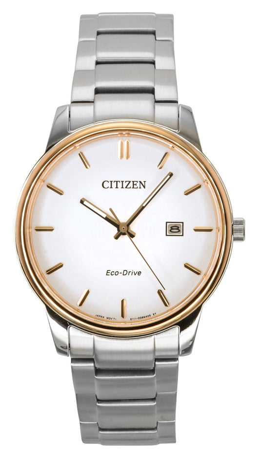 Citizen Eco-Drive Stainless Steel White Dial BM6979-74A Men's Watch